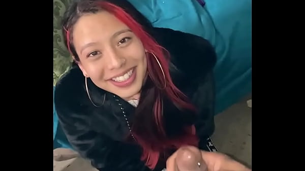 Latina deepthroats 2 Huge cocks for the golden reward at the ending by Gakteeem4 and Trizzy